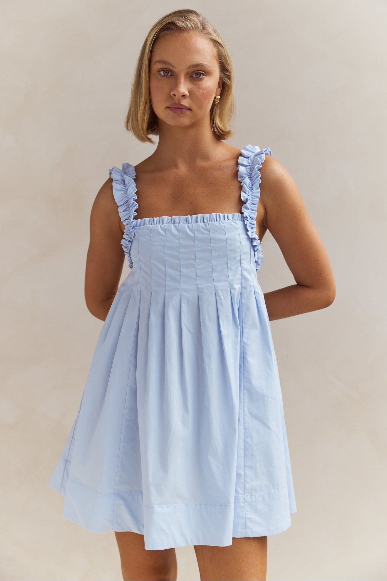 Lila Mini Dress (Blue)