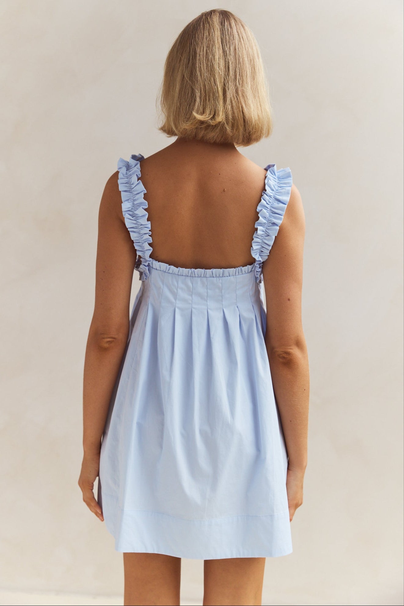 Lila Mini Dress (Blue)
