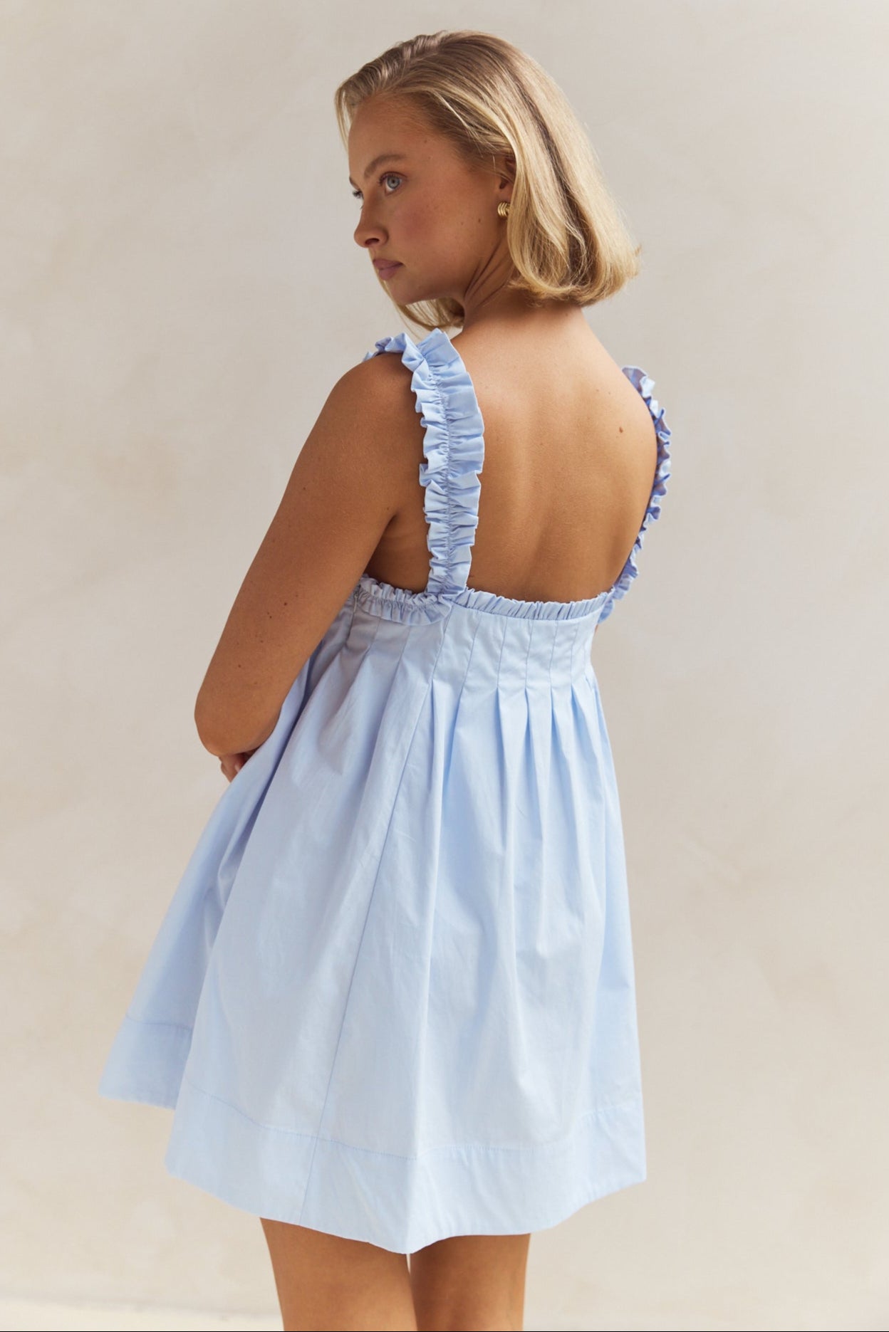 Lila Mini Dress (Blue)