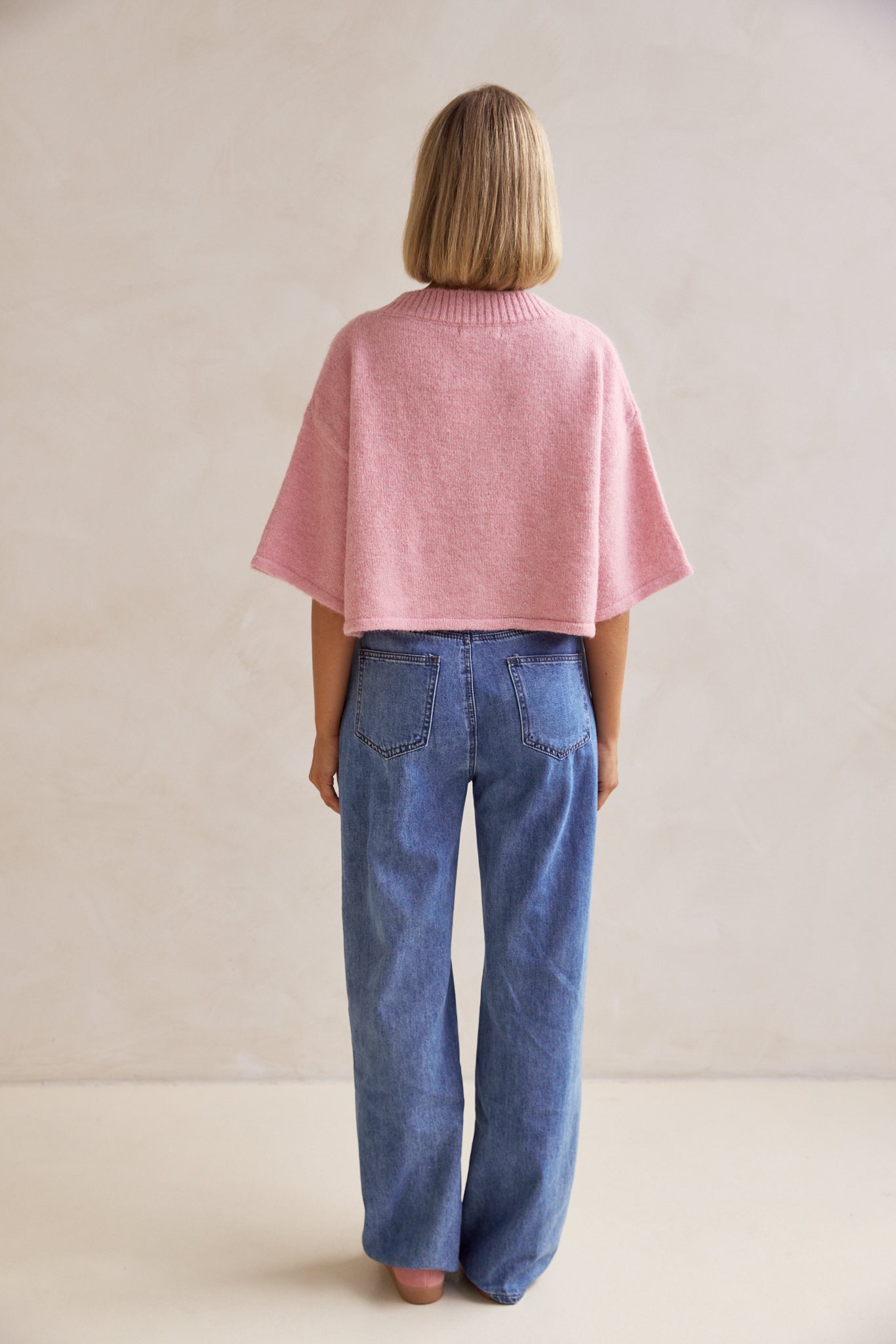 Tammy Knit Cardigan (Pink)