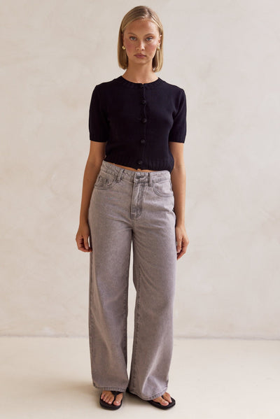 Noah Boyfriend Jean (Grey)
