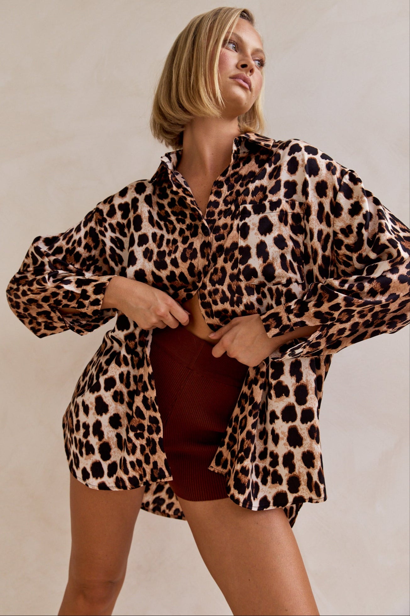 Ava Shirt (Leopard)