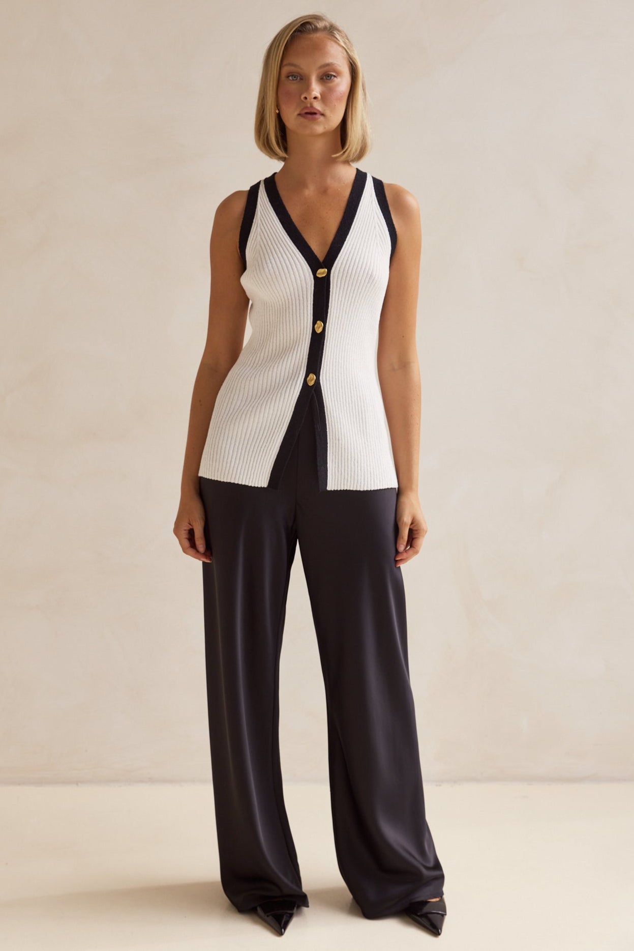 Blair Vest (Cream)