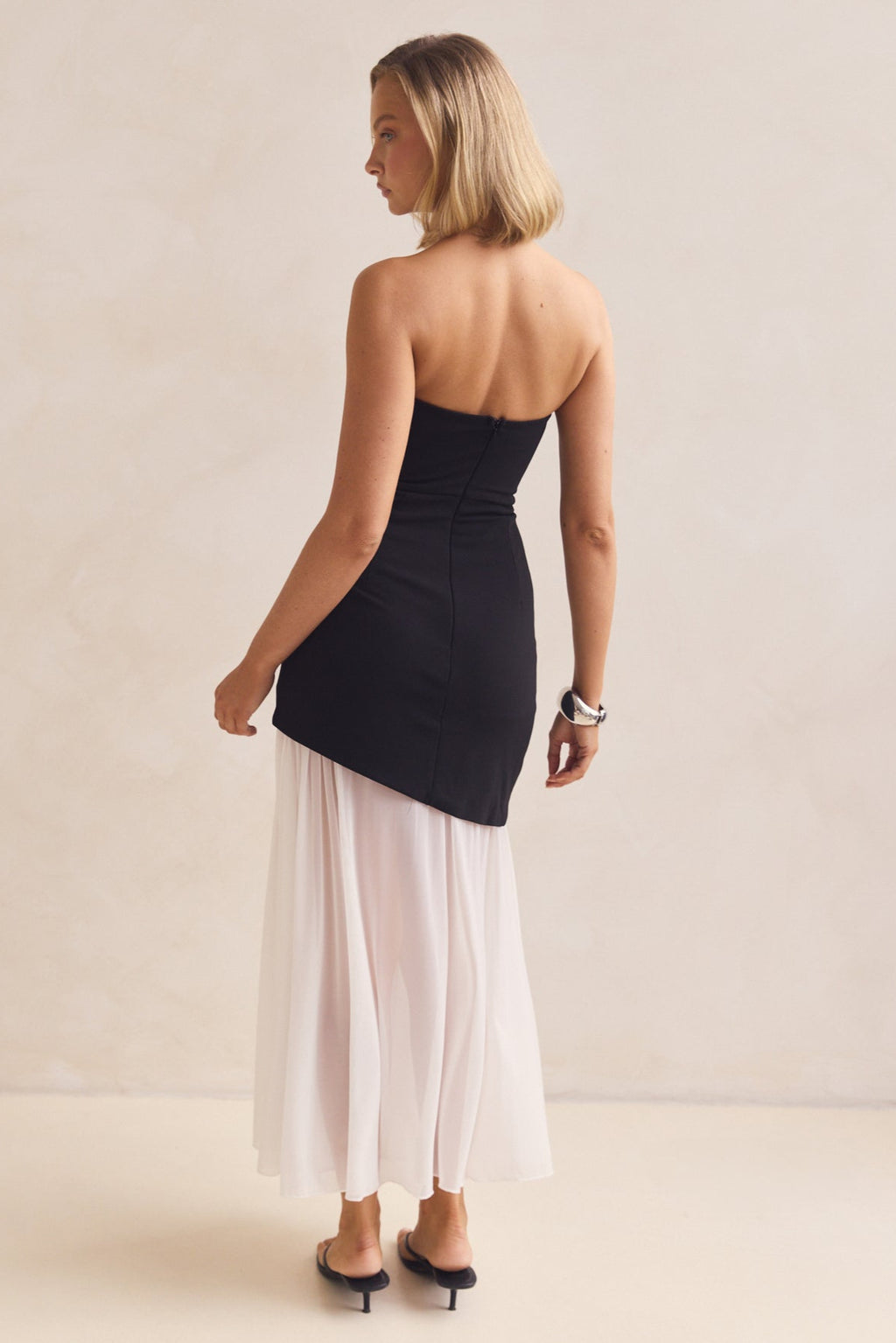 Juliana Maxi Dress (Black/White)