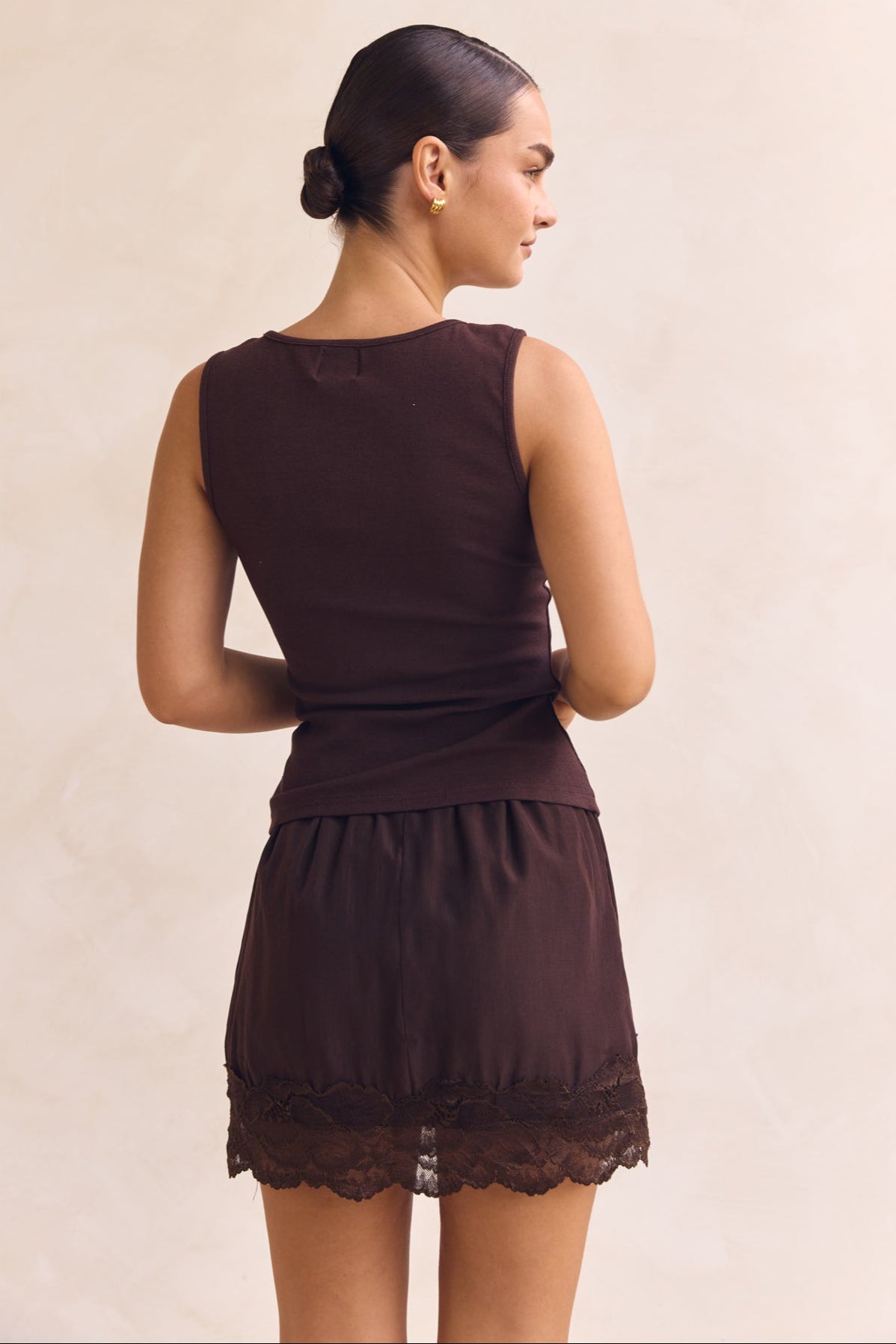 Leia Knit Top (Chocolate)