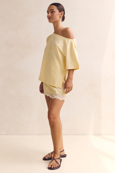 Genevieve Asym Top (Yellow)