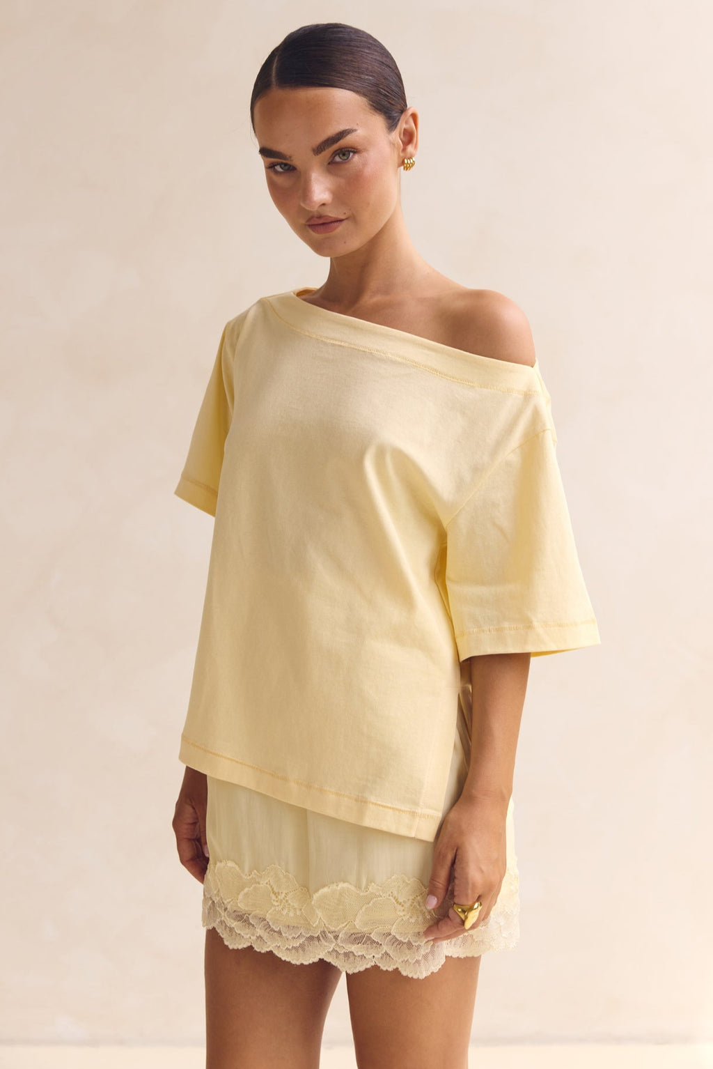 Genevieve Asym Top (Yellow)