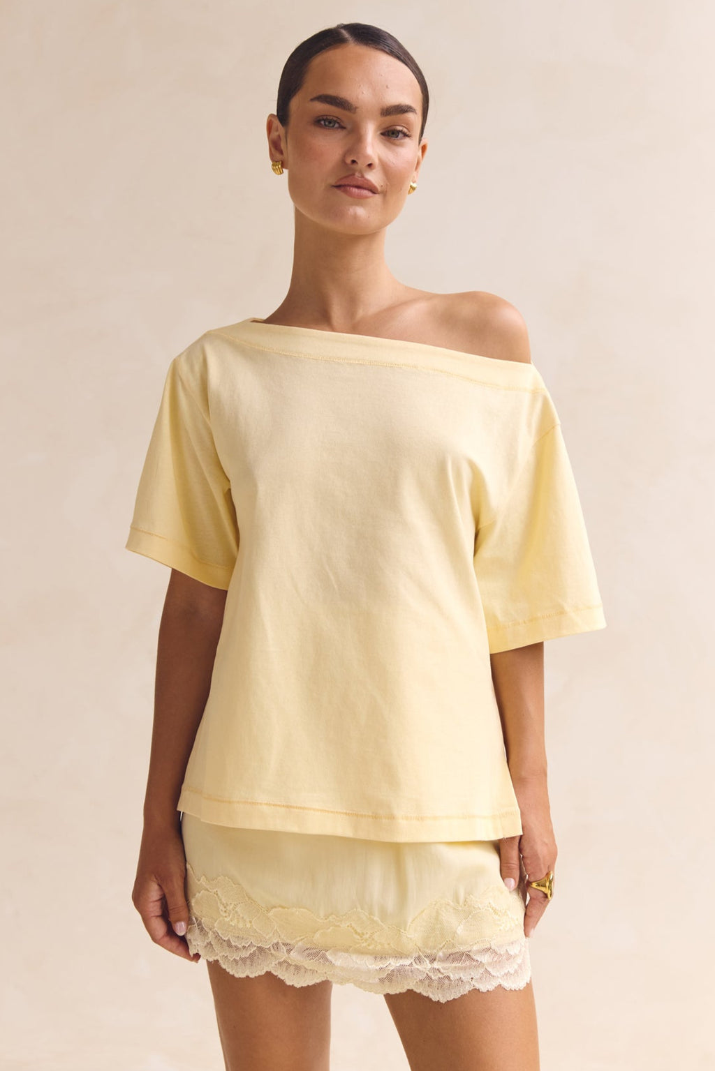 Genevieve Asym Top (Yellow)
