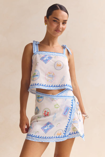 Apollo Mini Skort (White)