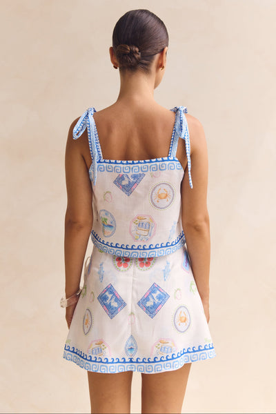 Apollo Mini Skort (White)