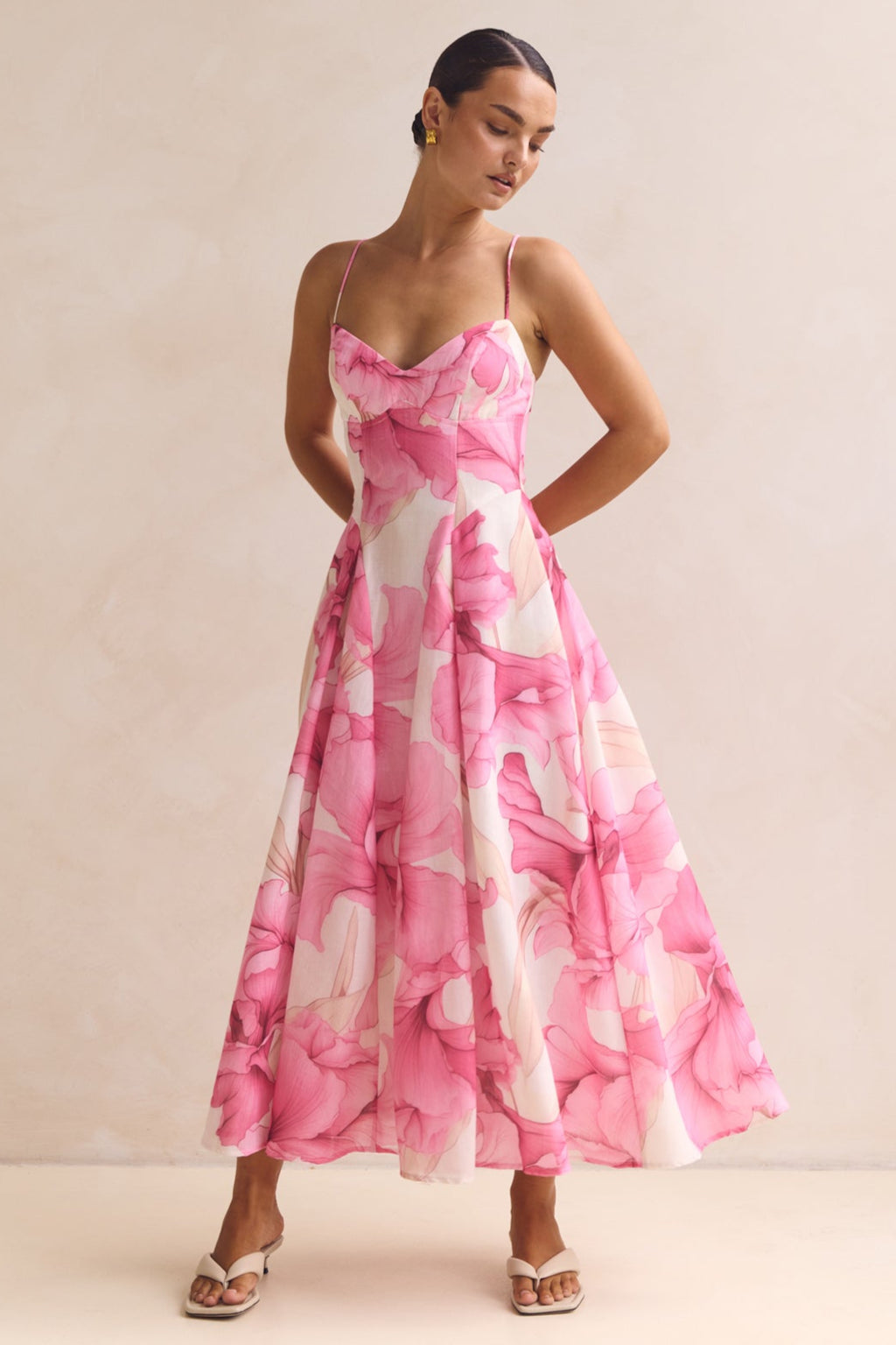 Layana Maxi Dress (Pink)
