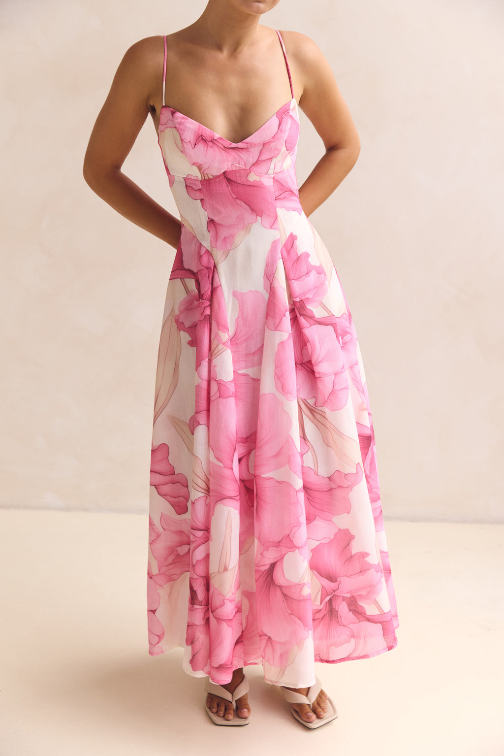 Layana Maxi Dress (Pink)