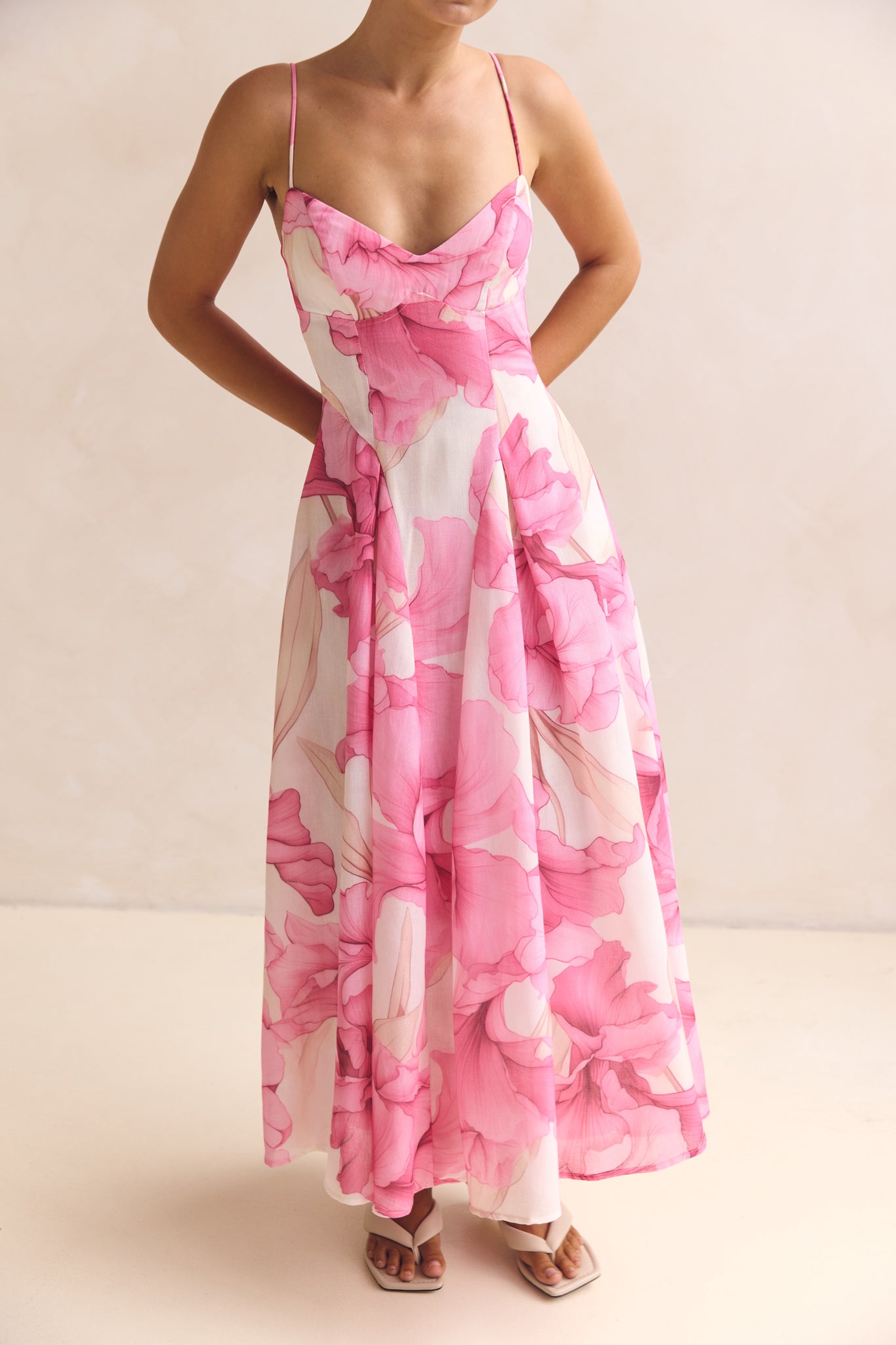Layana Maxi Dress (Pink)