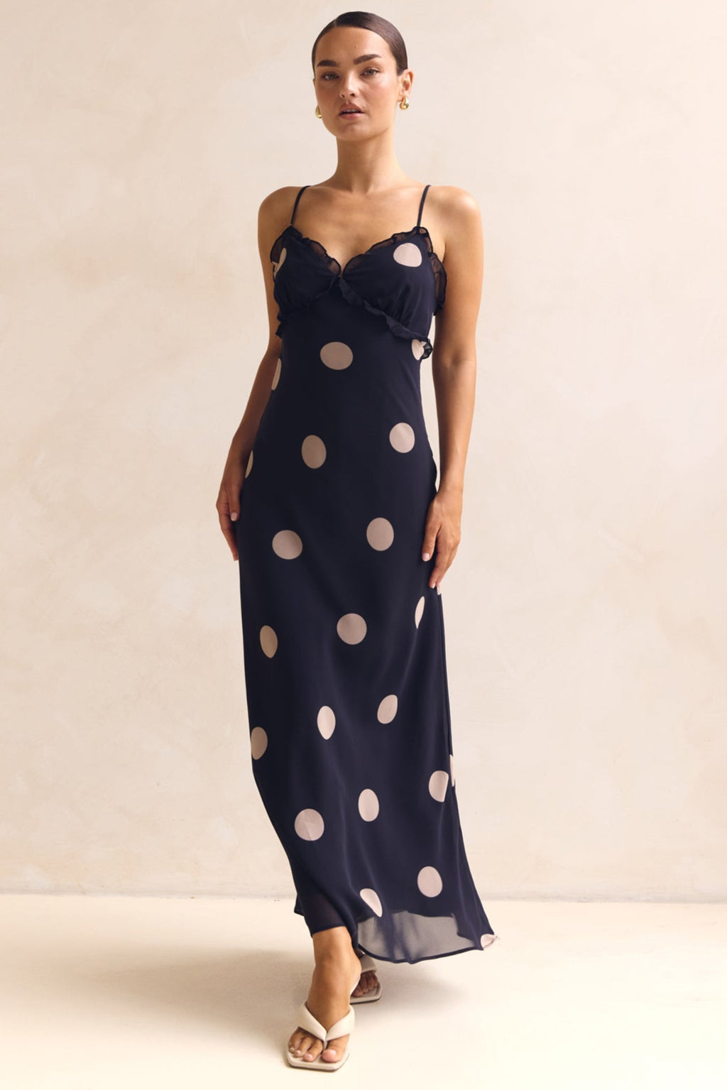 Olivia Midi Dress (Navy)