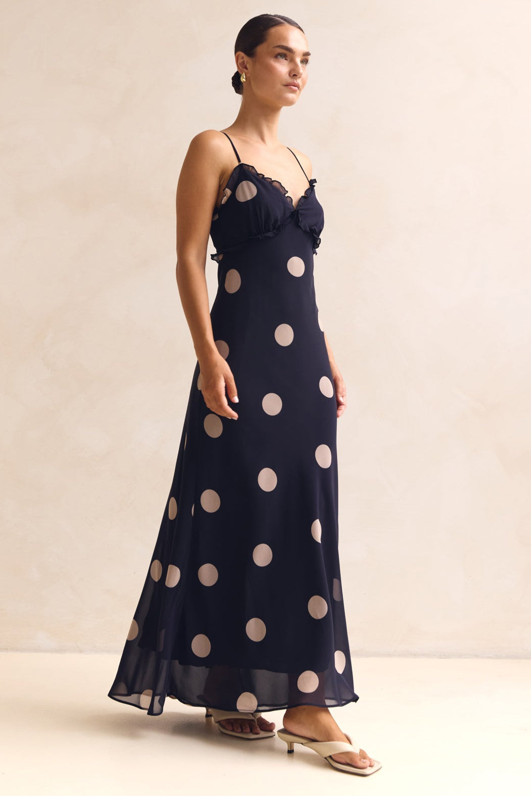 Olivia Midi Dress (Navy)