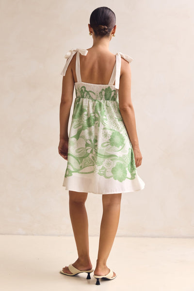 Nikolas Mini Dress (Green)