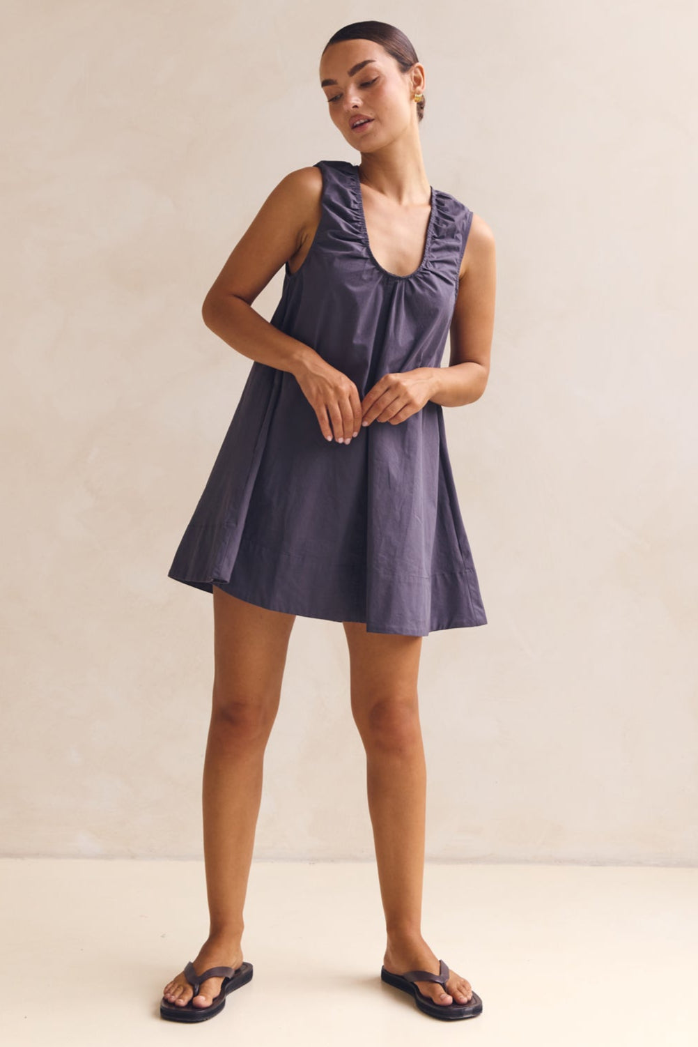 Raelle Mini Dress (Grey)