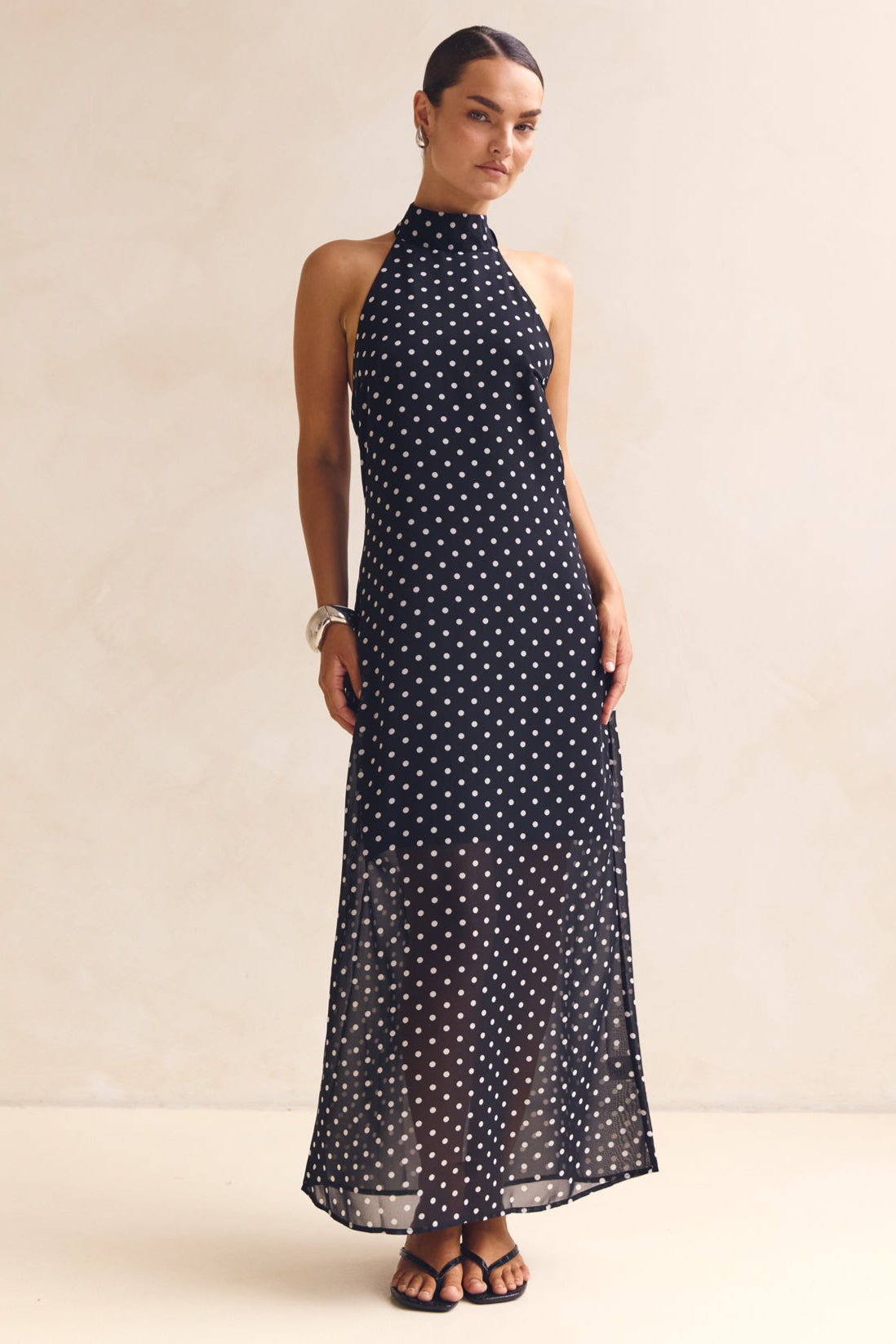 Lucie Midi Dress (Black)