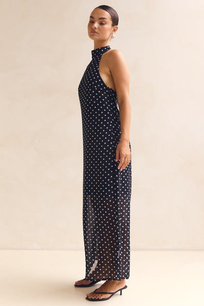 Lucie Midi Dress (Black)