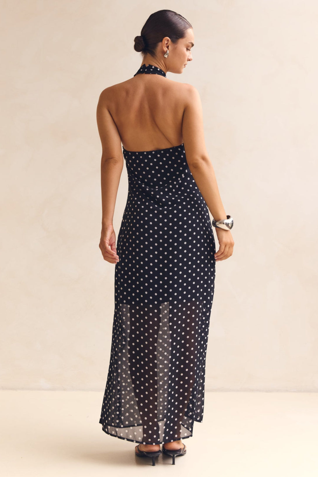 Lucie Midi Dress (Black)