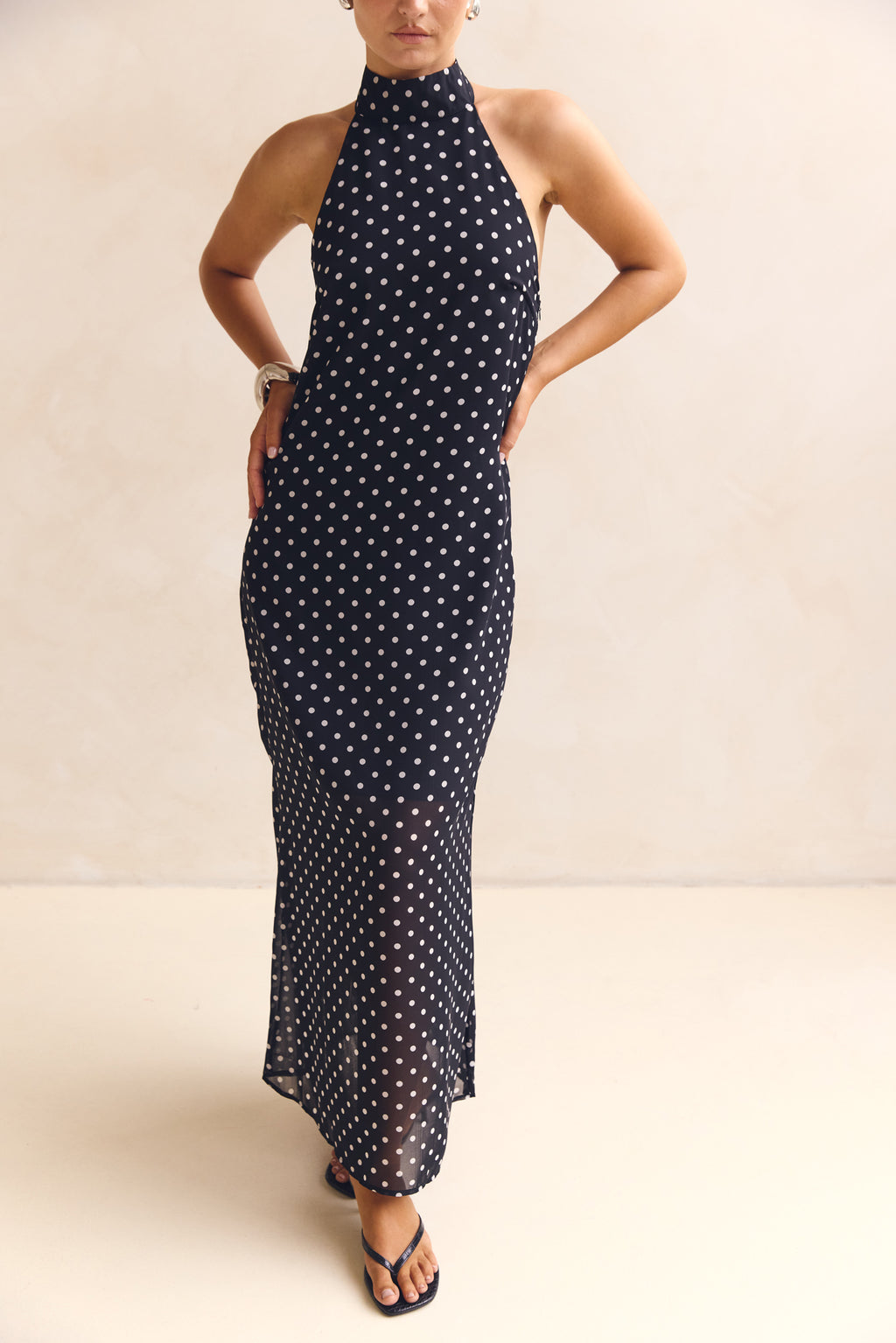 Lucie Midi Dress (Black)