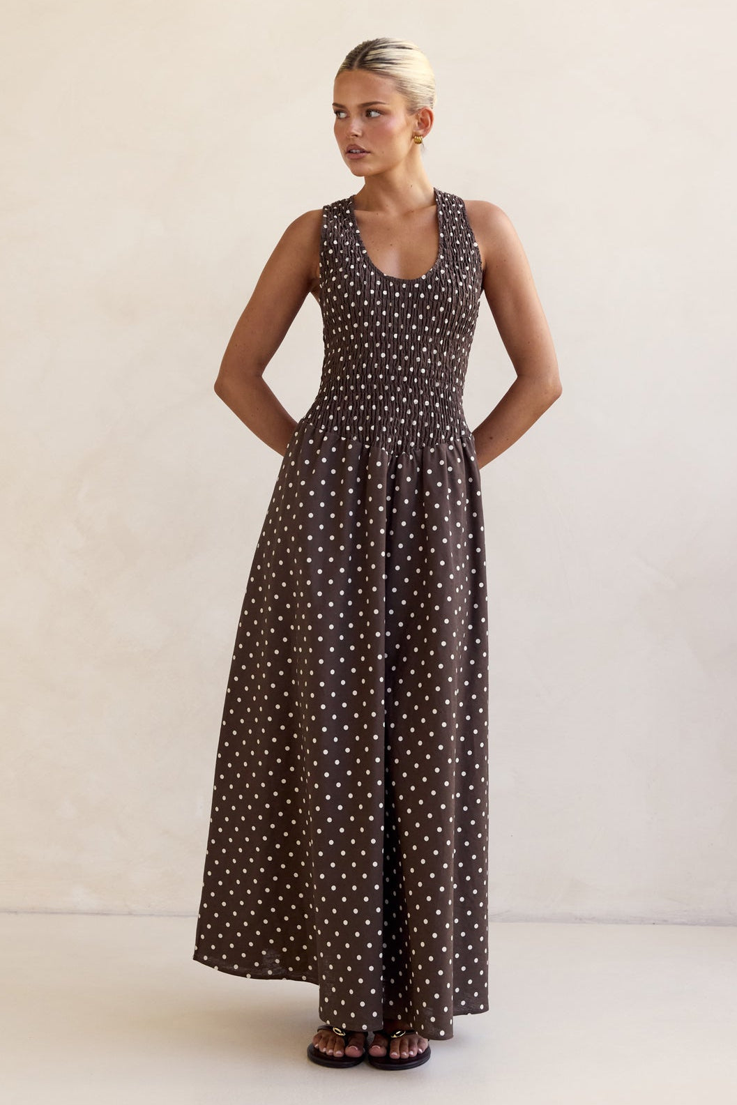 Annalee Maxi Dress (Chocolate)