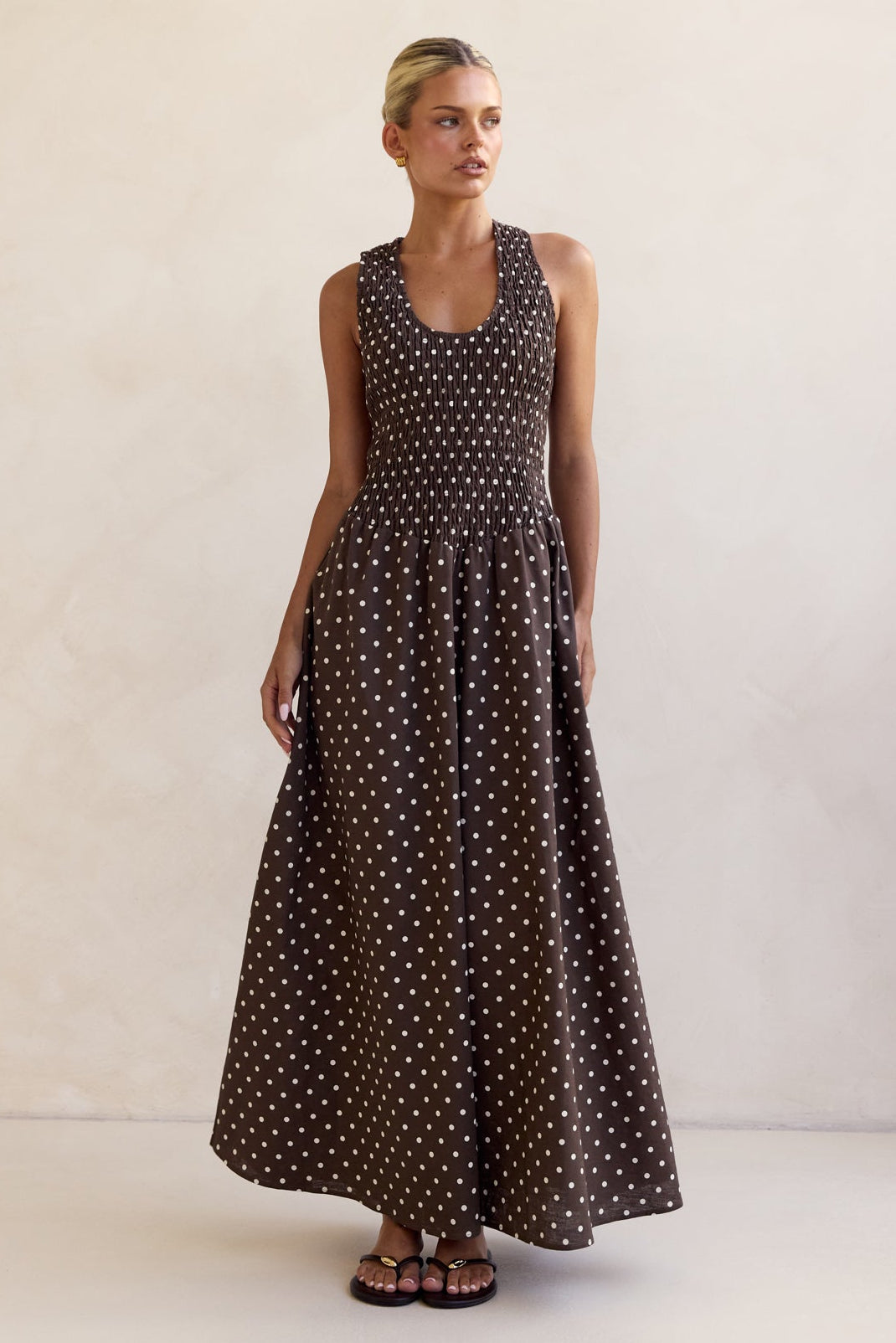Annalee Maxi Dress (Chocolate)