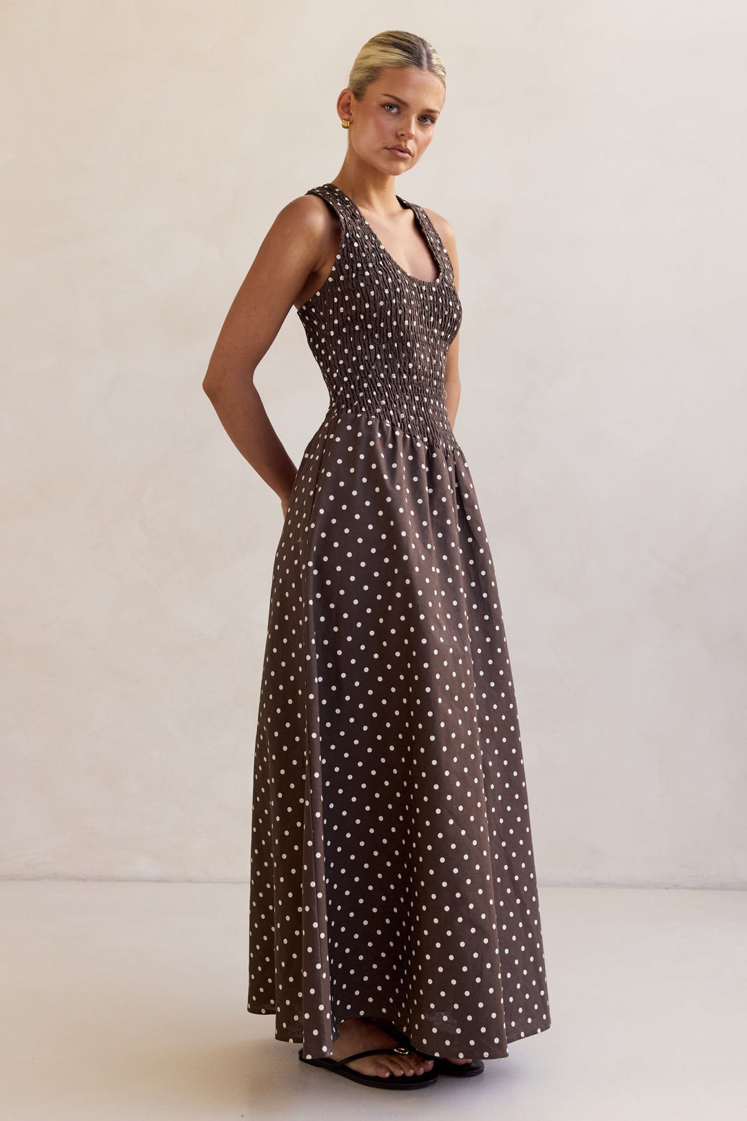 Annalee Maxi Dress (Chocolate)