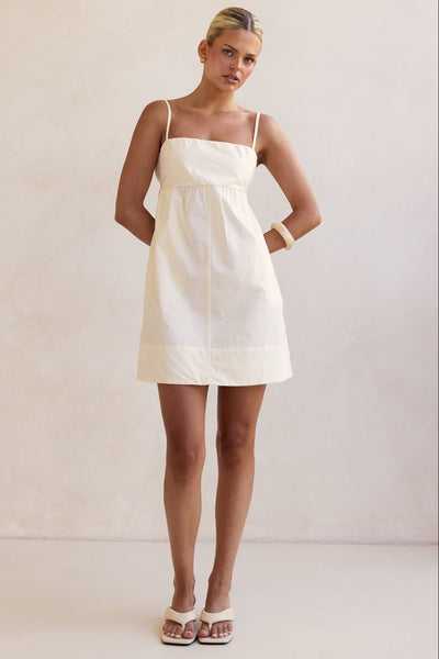 Kara Mini Dress (Cream)