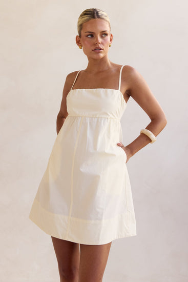 Kara Mini Dress (Cream)