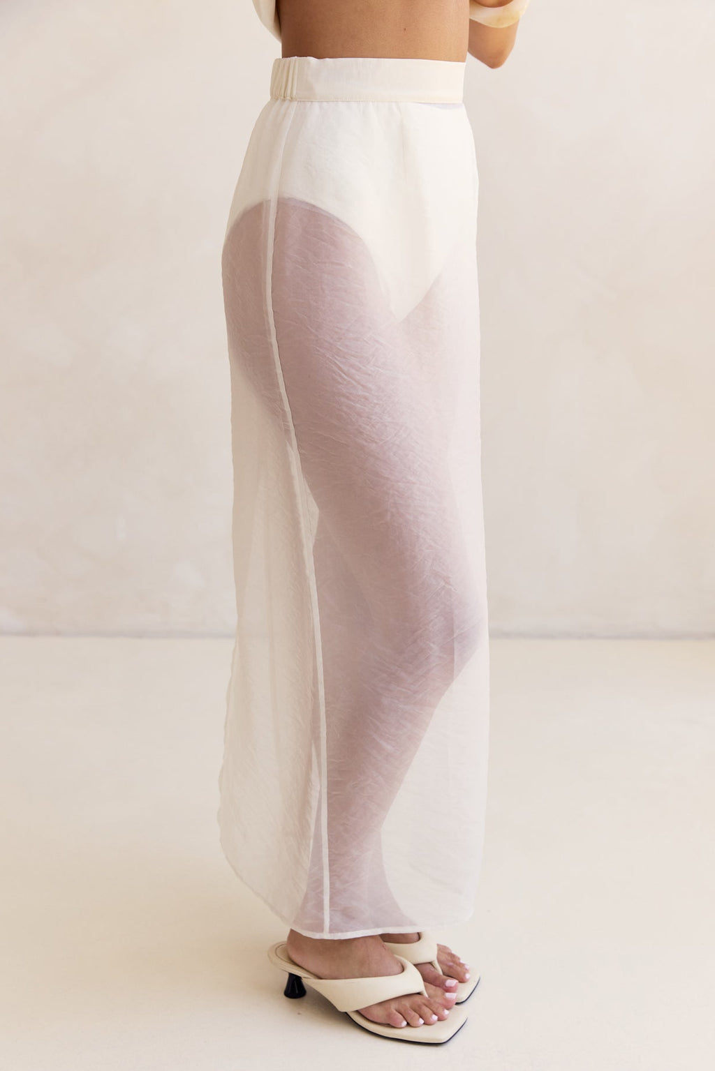 Daniela Maxi Skirt (Cream)