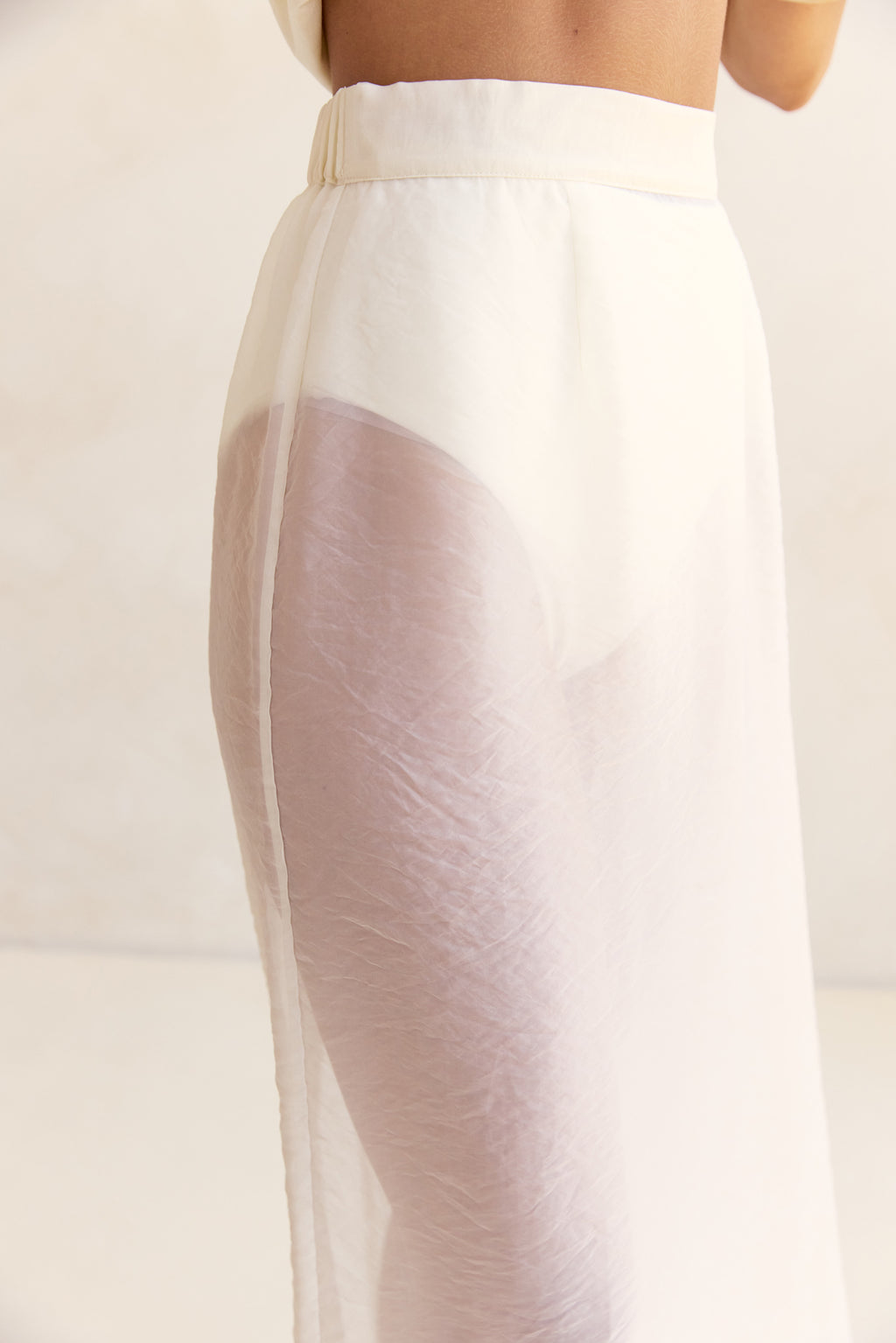 Daniela Maxi Skirt (Cream)