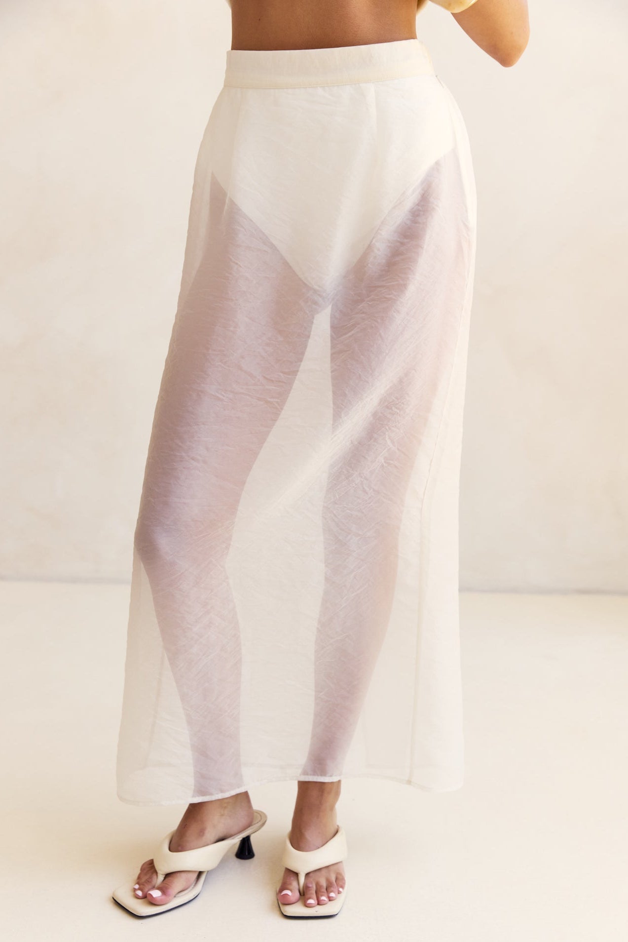 Daniela Maxi Skirt (Cream)