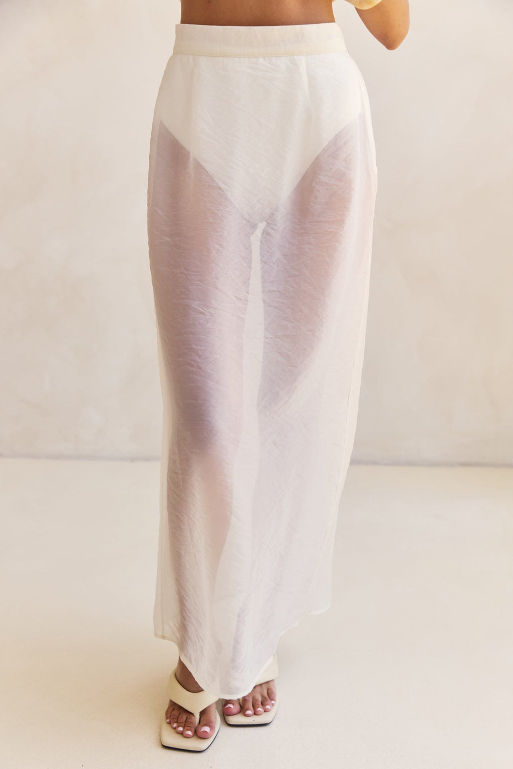 Daniela Maxi Skirt (Cream)