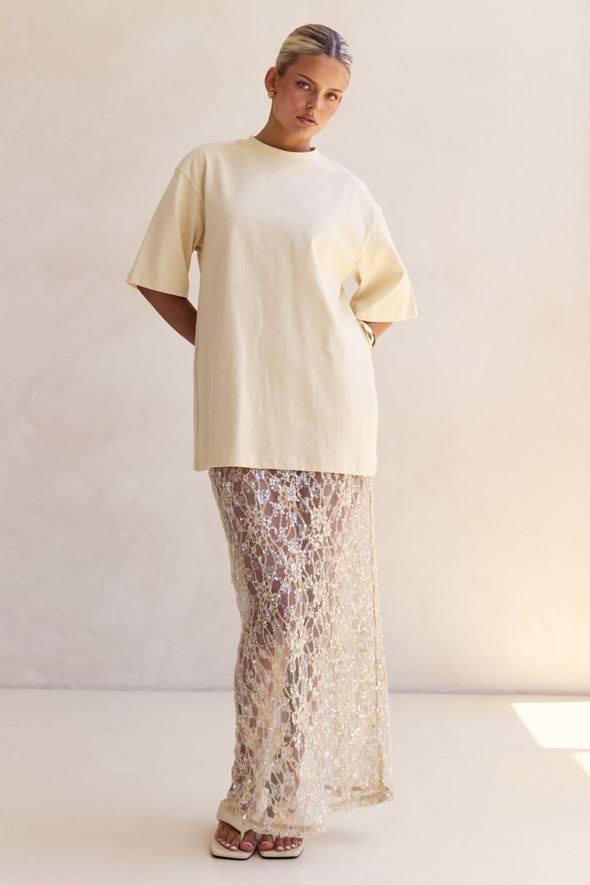 Reese Boyfriend Tee (Butter)