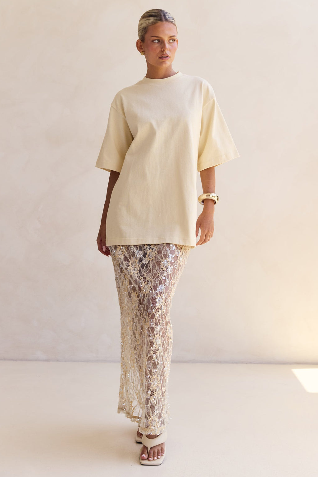 Reese Boyfriend Tee (Butter)