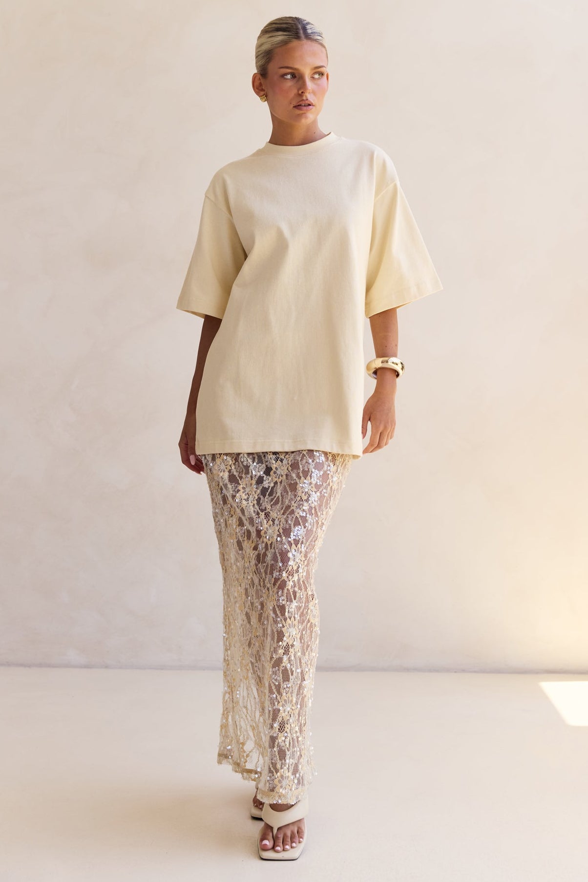 Reese Boyfriend Tee (Butter)