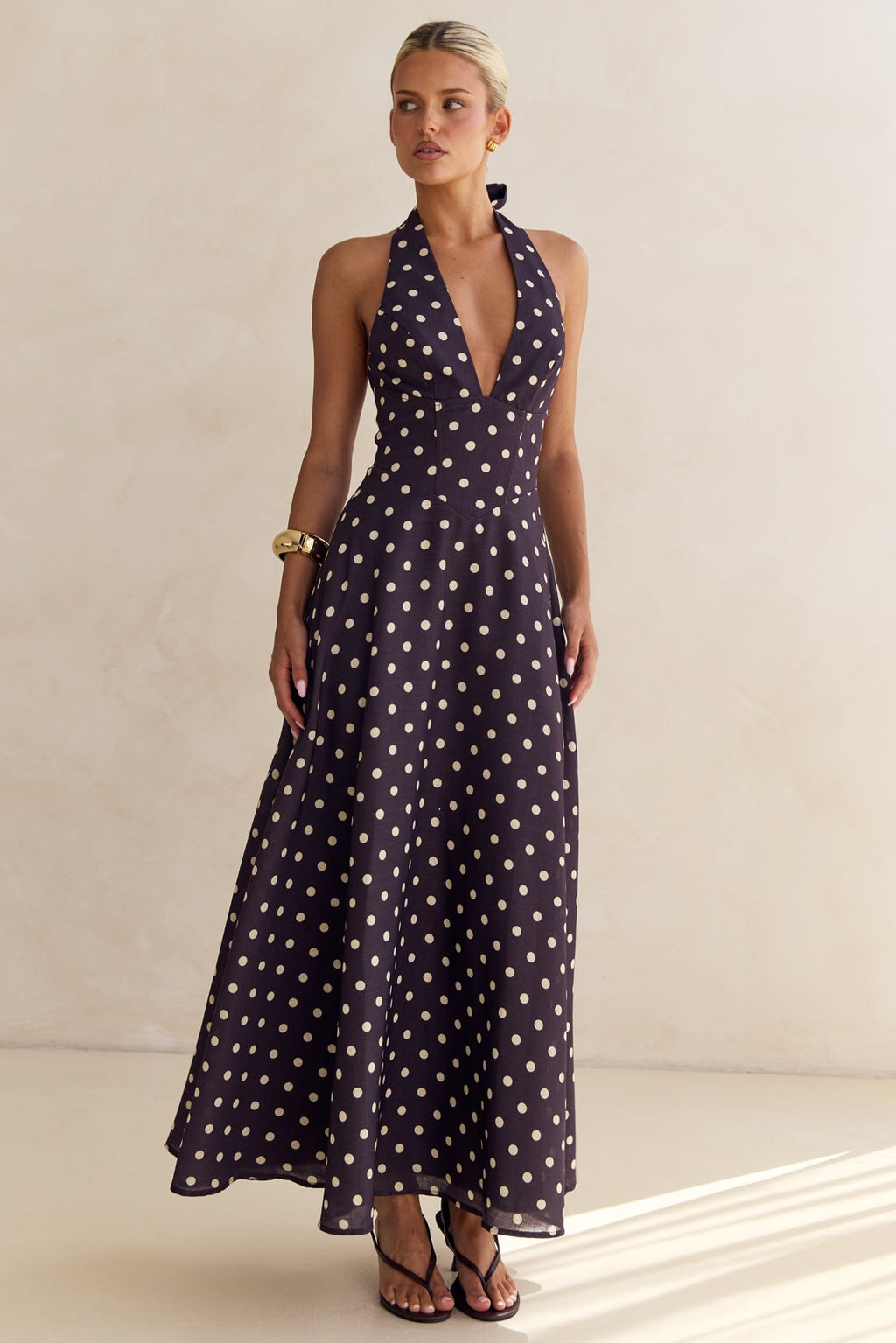 Bonnie Maxi Dress (Chocolate)
