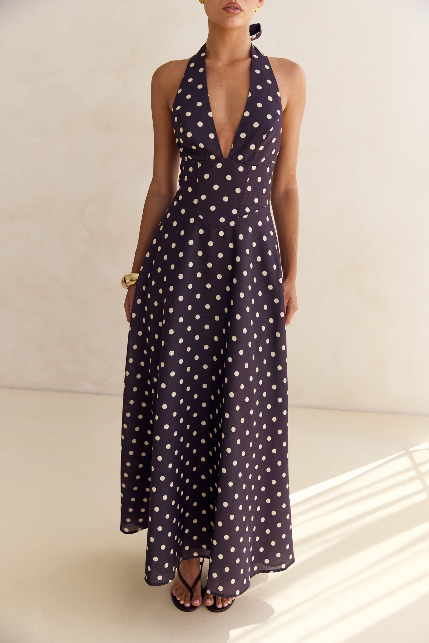 Bonnie Maxi Dress (Chocolate)