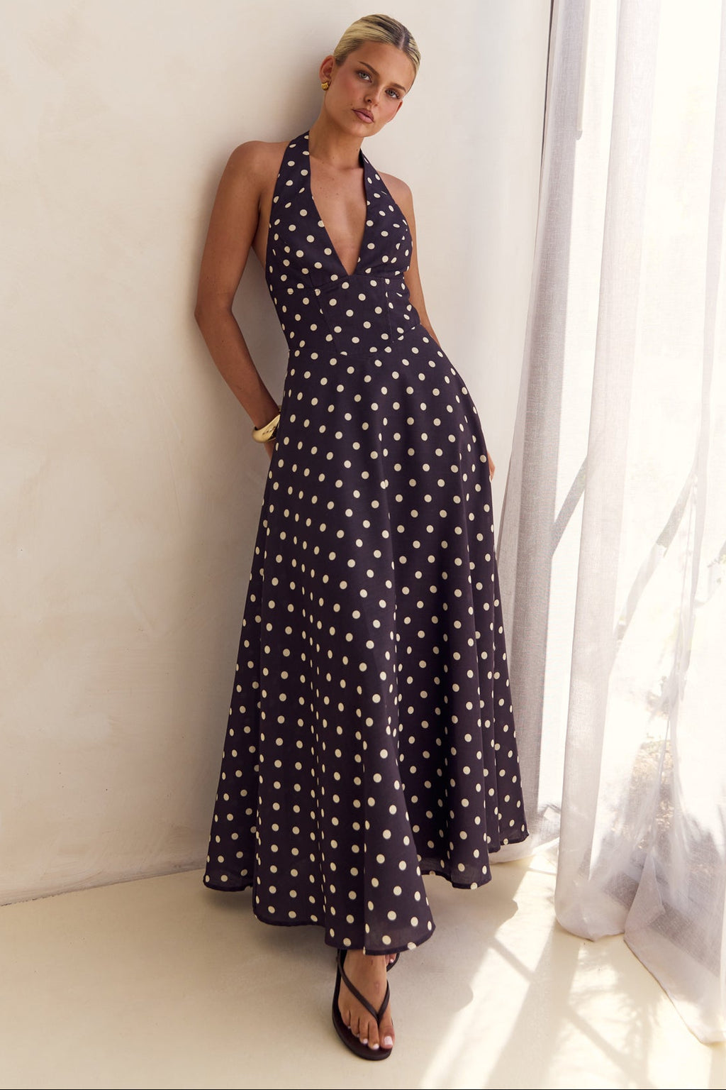Bonnie Maxi Dress (Chocolate)