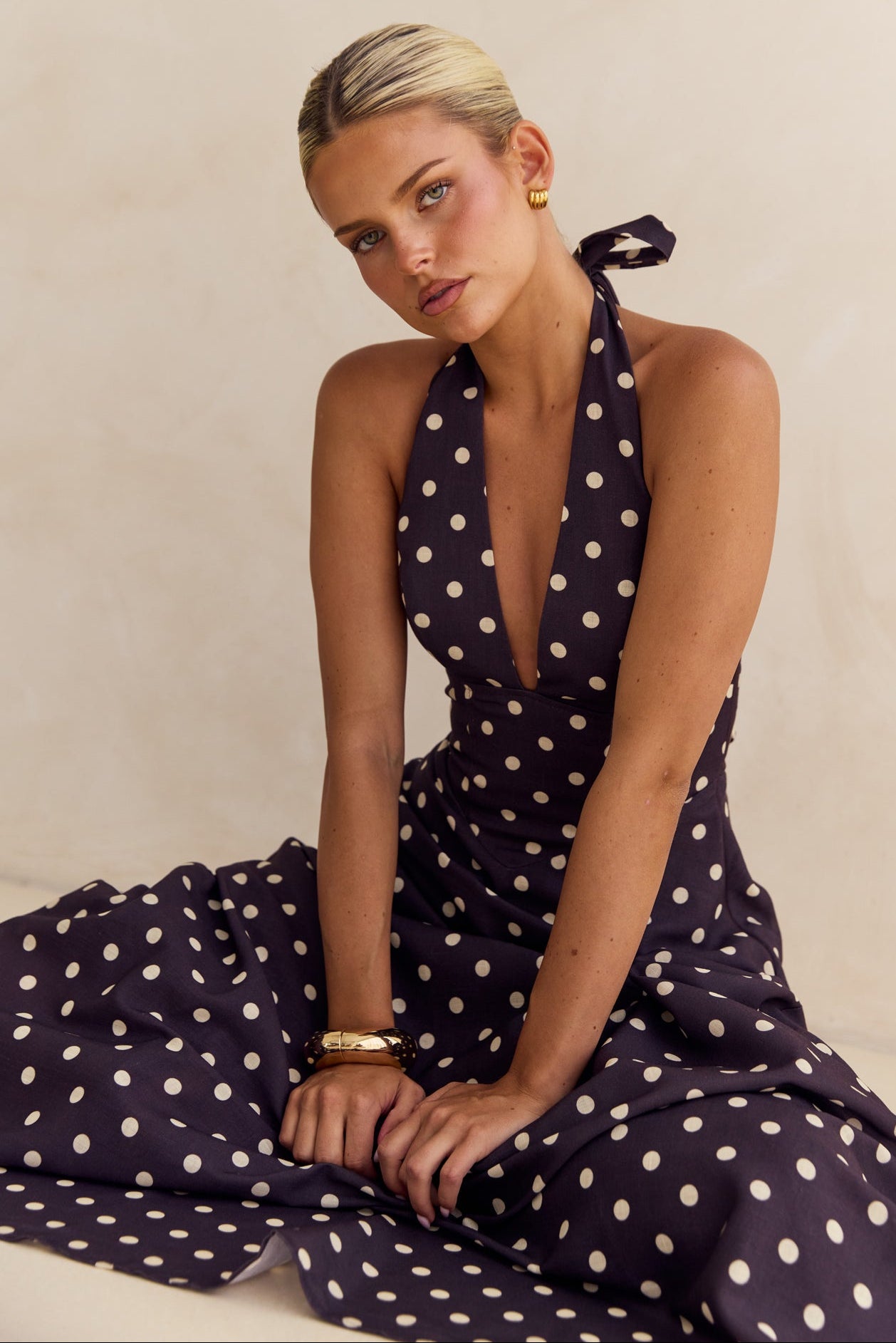 Bonnie Maxi Dress (Chocolate)