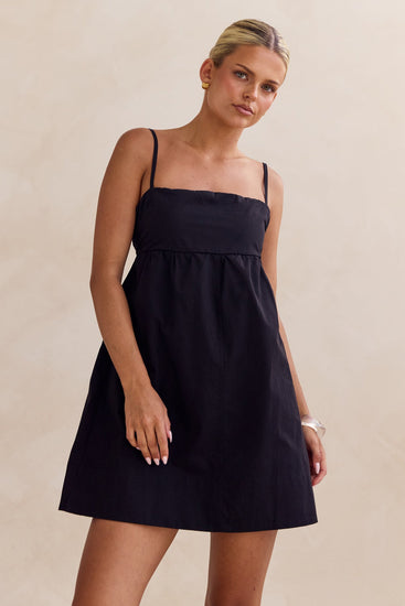 Kara Mini Dress (Black)
