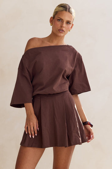 Marni Mini Dress (Chocolate)