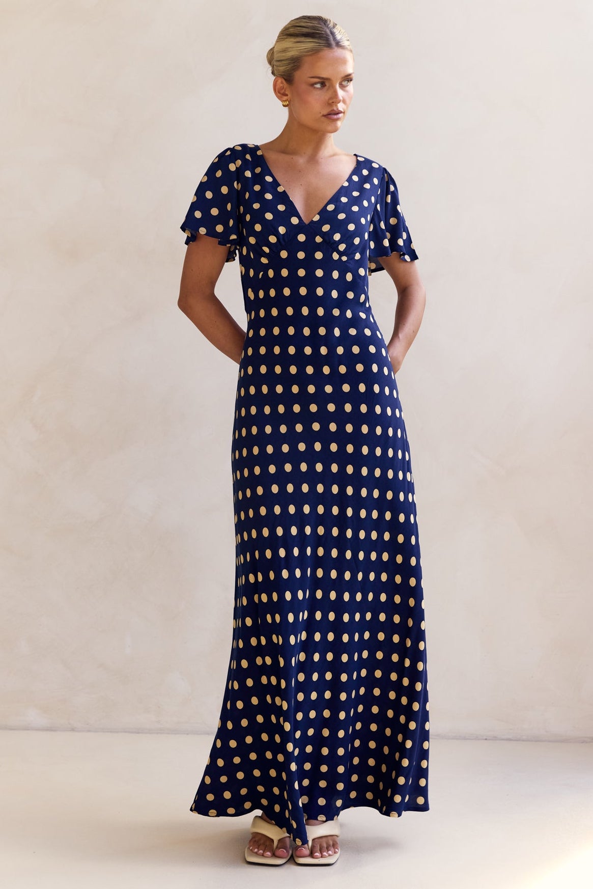 Carla Maxi Dress (Navy)