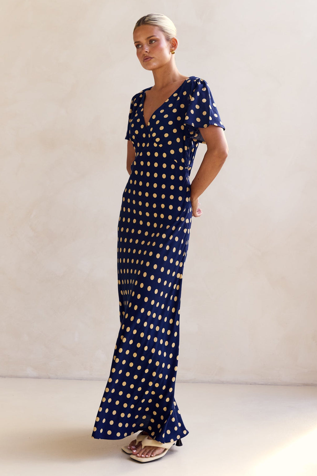 Carla Maxi Dress (Navy)