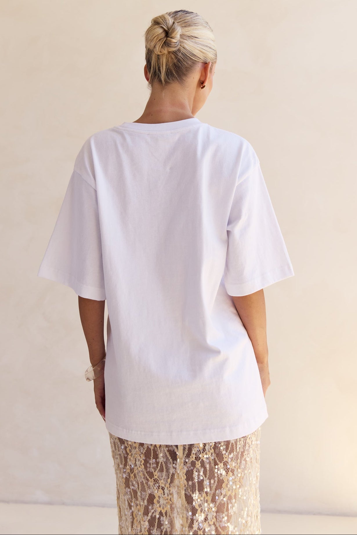 Reese Boyfriend Tee (White)