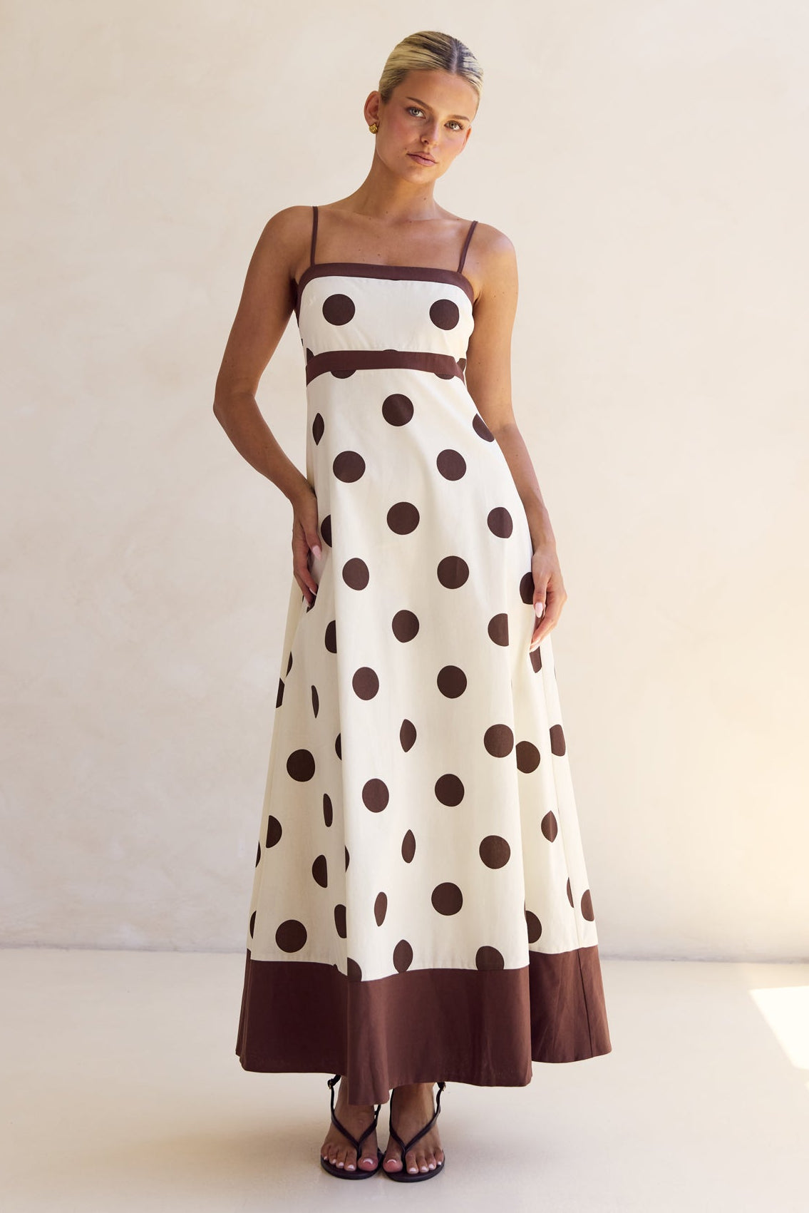 Eliette Maxi Dress (Cream)