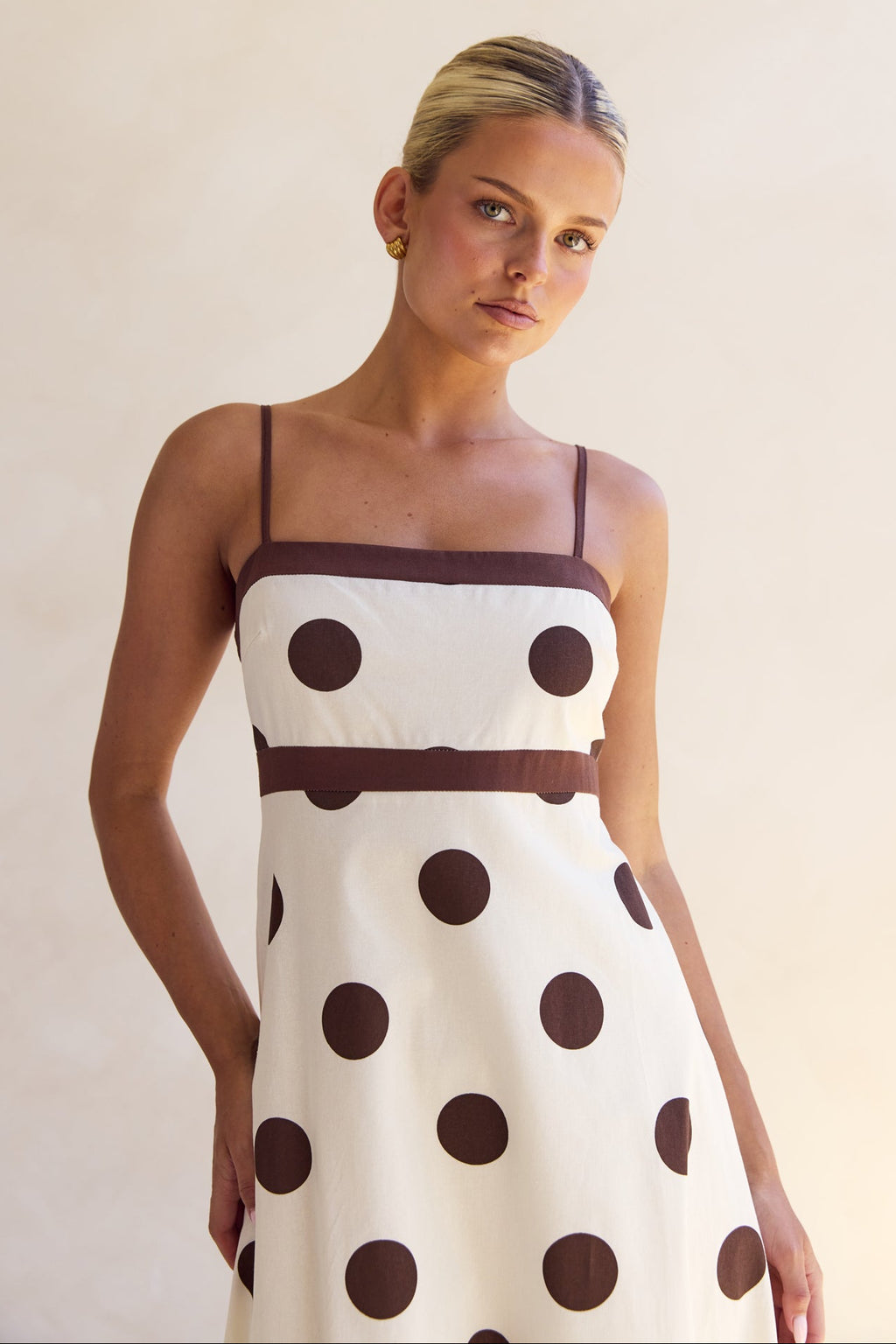 Eliette Maxi Dress (Cream)