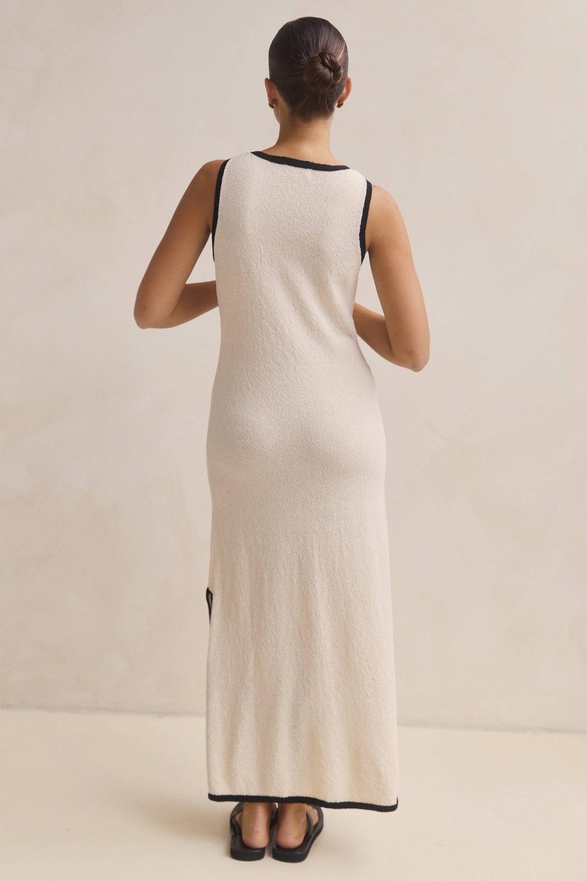 Heidi Knit Maxi Dress (Cream)