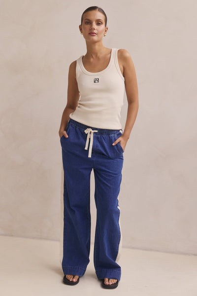 Luna Denim Pant (Blue)